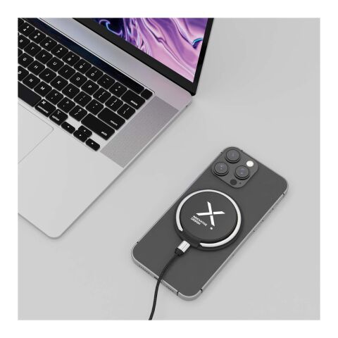 Cargador de anillo de 15 W &quot;SCX.design W35 MagSafe&quot; Negro intenso | sin montaje de publicidad | no disponible | no disponible