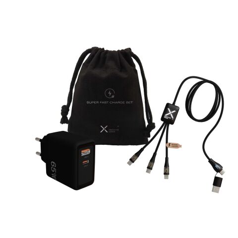 Set de cables y adaptadores &quot;SCX.design C55&quot; Negro intenso | sin montaje de publicidad | no disponible | no disponible