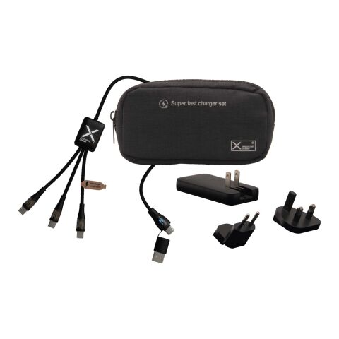 Set de carga de viaje de 65 W &quot;SCX.design C56&quot; Negro intenso | sin montaje de publicidad | no disponible | no disponible