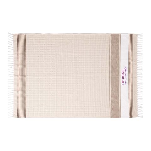 Fouta de 100 × 170&nbsp;cm "Citizen Green Marina" Beige | sin montaje de publicidad | no disponible | no disponible