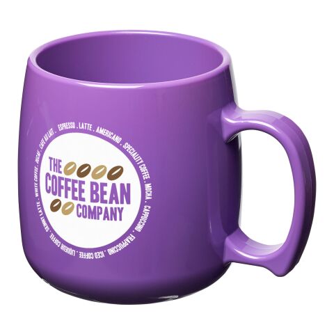 Taza de plástico clásica de 300 ml Morado | sin montaje de publicidad | no disponible | no disponible