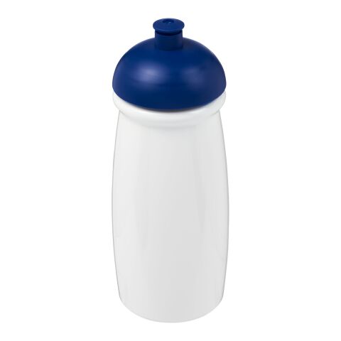 Bidón deportivo con Tapa Dome de 600 ml H2O Pulse® blanco-Azul real | sin montaje de publicidad | no disponible | no disponible