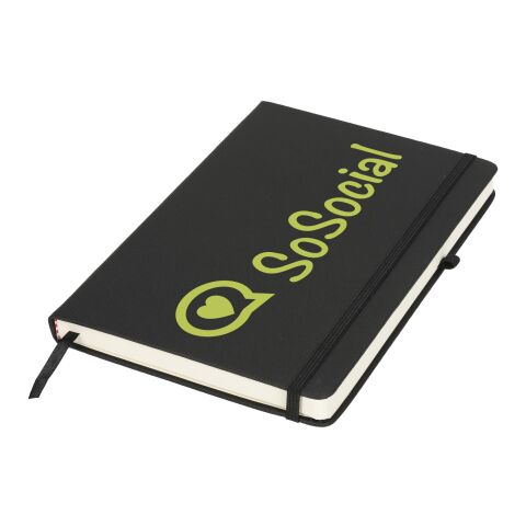 Libreta A5 con 128 hojas &quot;Rivista&quot; Estándar | negro | sin montaje de publicidad | no disponible | no disponible