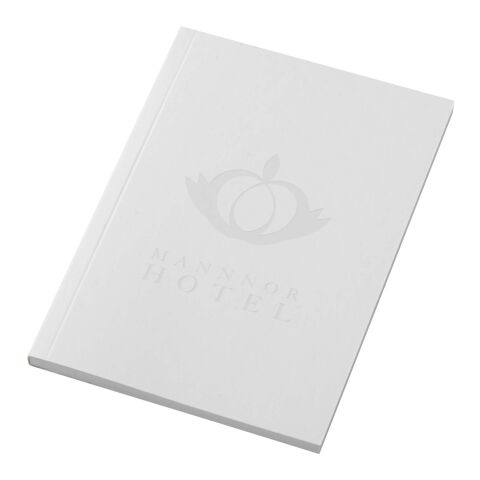 Libreta A6 de tapa blanda con 50 hojas &quot;Novella Austen&quot; Blanco | sin montaje de publicidad | no disponible | no disponible