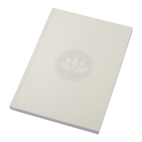 Libreta A5 de tapa blanda con 100 hojas de papel reciclado &quot;Novella Austen&quot; Blanco marfil | sin montaje de publicidad | no disponible | no disponible