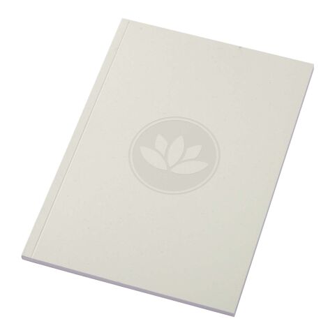 Libreta A5 de tapa blanda con 50 hojas de papel reciclado &quot;Novella Austen&quot; Blanco marfil | sin montaje de publicidad | no disponible | no disponible