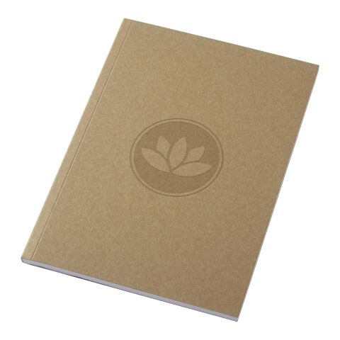 Libreta de tapa blanda craft con 50 hojas de papel reciclado &quot;Novella Austen&quot; Natural | sin montaje de publicidad | no disponible | no disponible