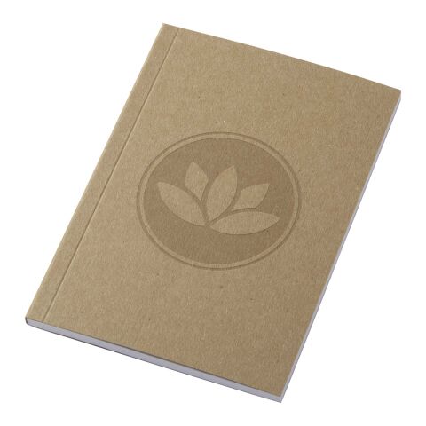Libreta A6 de tapa blanda craft con 50 hojas de papel reciclado &quot;Novella Austen&quot; Natural | sin montaje de publicidad | no disponible | no disponible