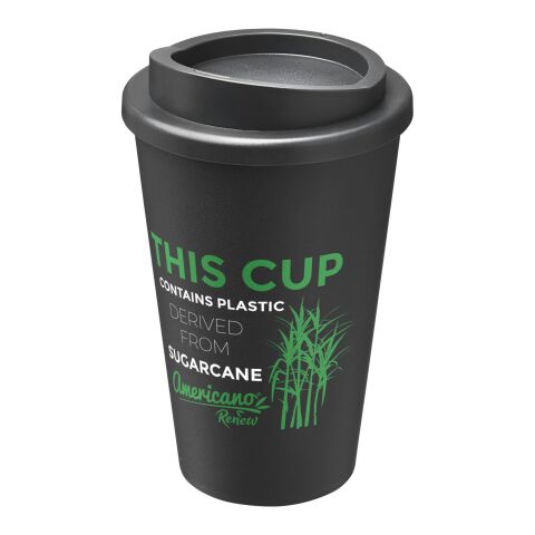 Vaso con aislamiento de 350 ml &quot;Americano®­­ Renew&quot; Granito | Impresión De Pantalla 1 color | envolvente | 228 mm x 73 mm