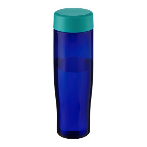Bidón de agua de 700 ml con tapa de rosca &quot;H2O Active® Eco Tempo&quot; aqua-azul | sin montaje de publicidad | no disponible | no disponible