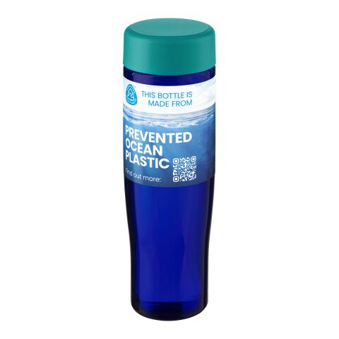 Bidón de agua de 700 ml con tapa de rosca &quot;H2O Active® Eco Tempo&quot; aqua-azul | sin montaje de publicidad | no disponible | no disponible