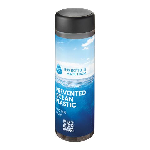 Bidón de agua con tapa de rosca de 850 ml &quot;H2O Active® Eco Vibe&quot; Carbón-Negro intenso | sin montaje de publicidad | no disponible | no disponible
