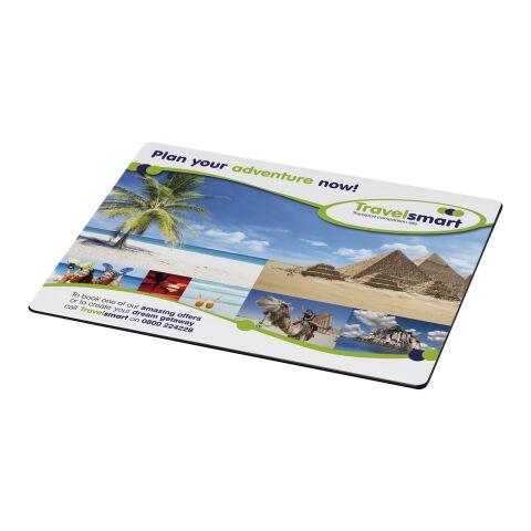 Alfombrilla para ratón rectangular Brite-Mat® negro | Impresión En Papel | arriba | 240 mm x 190 mm