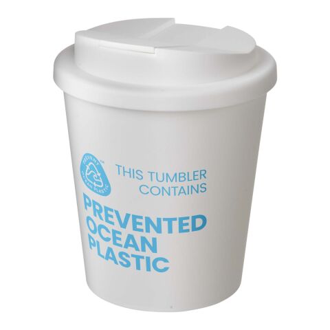 Vaso Americano® Espresso POP 250 ml con tapa antiderrame Blanco | sin montaje de publicidad | no disponible | no disponible
