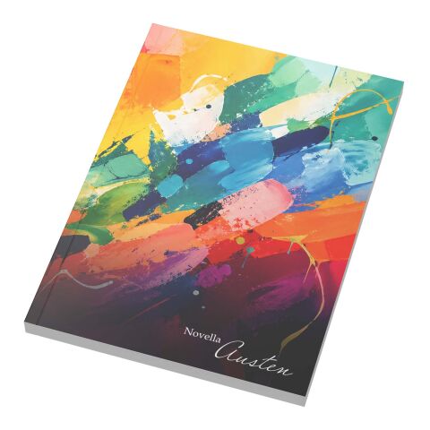 Cuaderno Novella Austen de tapa blanda, tamaño A5 - 100 hojas rayadas blanco