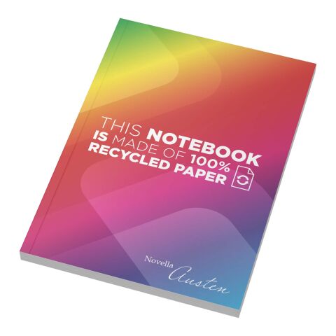Cuaderno Novella Austen, tamaño A5, tapa blanda y papel reciclado - 100 hojas rayadas blanco