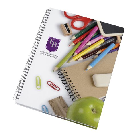 Cuaderno A4 Wire-o y tapa dura blanco-negro | sin montaje de publicidad | no disponible | no disponible