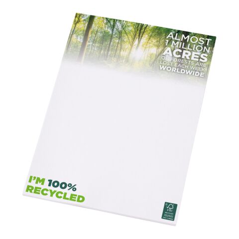 Libreta A4 de papel reciclado &quot;Desk-Mate®&quot; blanco | 25 pages | sin montaje de publicidad | no disponible | no disponible