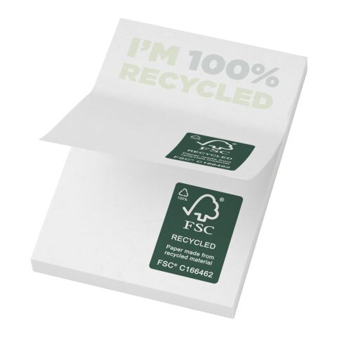 Bloc de notas adhesivas de papel reciclado de 50 x 75 mm &quot;Sticky-Mate®&quot;