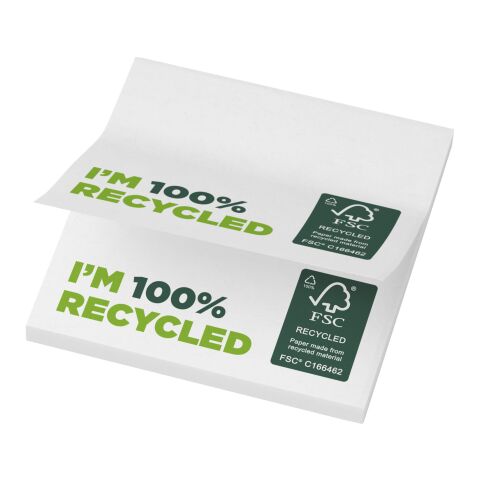 Bloc de notas adhesivas de papel reciclado de 75 x 75 mm &quot;Sticky-Mate®&quot; 