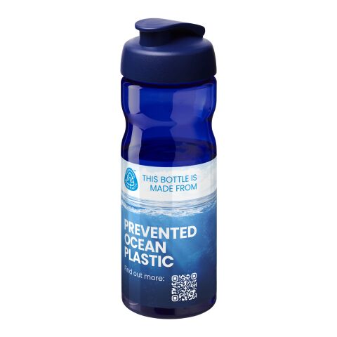 Bidón deportivo con tapa Flip de 650 ml &quot;H2O Active® Eco Base&quot; Azul | sin montaje de publicidad | no disponible | no disponible