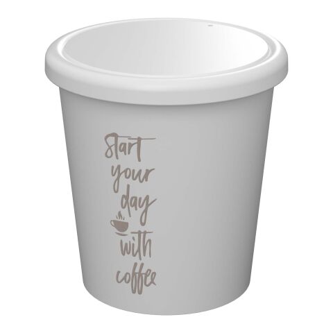 Vaso de 100 ml con tapa &quot;Americano® Piccolo&quot; blanco | sin montaje de publicidad | no disponible | no disponible