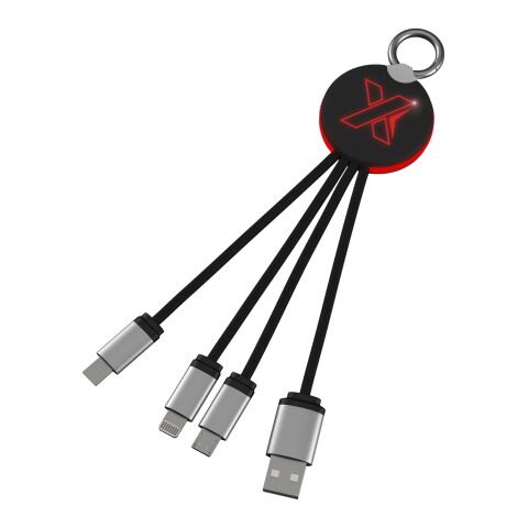 SCX.design C16 ring light-up cable retroiluminado Estándar | rojo-bronce negro | sin montaje de publicidad | no disponible | no disponible