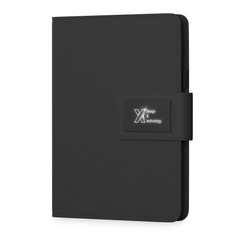 SCX.design O16 A5 notebook powerbank retroiluminado Estándar | bronce negro | sin montaje de publicidad | no disponible | no disponible