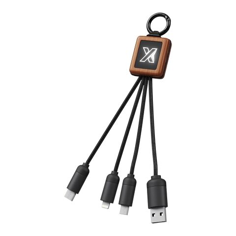 SCX.design Cable de madera FSC fácil de usar C-19 Estándar | Madera-bronce negro | sin montaje de publicidad | no disponible | no disponible