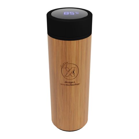 Botella inteligente de bambú de 500 ml &quot;SCX.design D11&quot; Estándar | Madera | sin montaje de publicidad | no disponible | no disponible