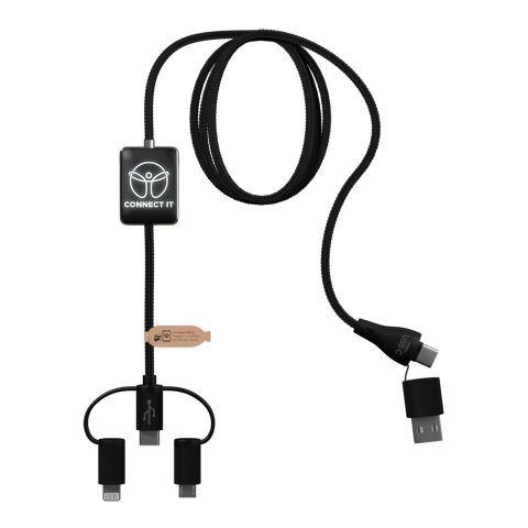 Cable de carga 5 en 1 &quot;SCX.design C48 CarPlay&quot; Estándar | bronce negro | sin montaje de publicidad | no disponible | no disponible