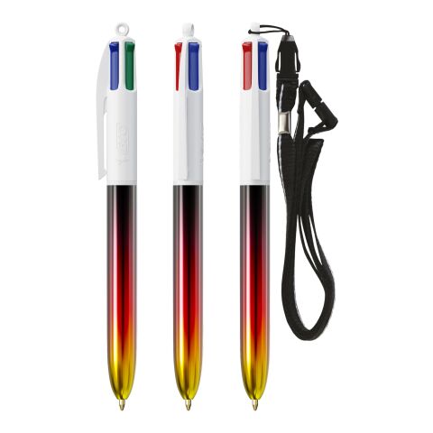 BIC® 4 Colours® Flags Collection + lanyard