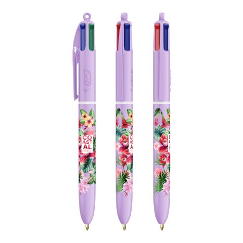 BIC® 4 Colours® Pastel + Lanyard