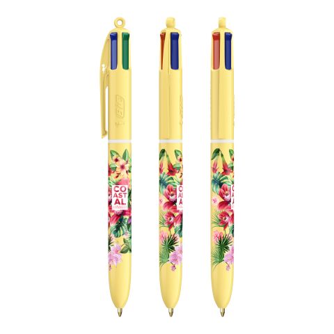 BIC® 4 Colours® Pastel Amarillo | sin montaje de publicidad | no disponible | no disponible
