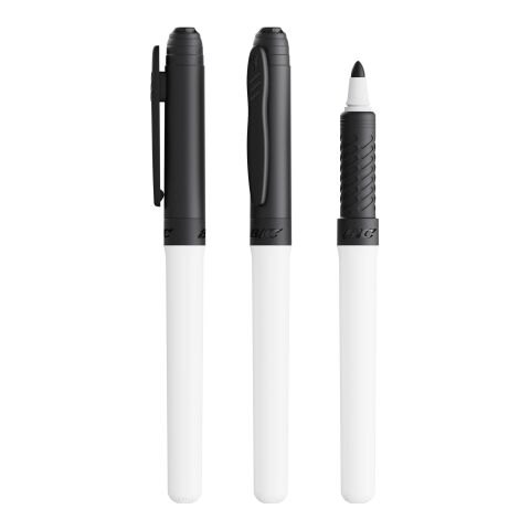 BIC® Velleda® White Board Marker Grip blanco-negro | sin montaje de publicidad | no disponible | no disponible