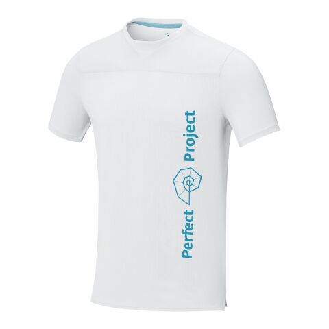 Camiseta Cool fit de manga corta para hombre en GRS reciclado &quot;Borax&quot; Estándar | blanco | XS | sin montaje de publicidad | no disponible | no disponible | no disponible