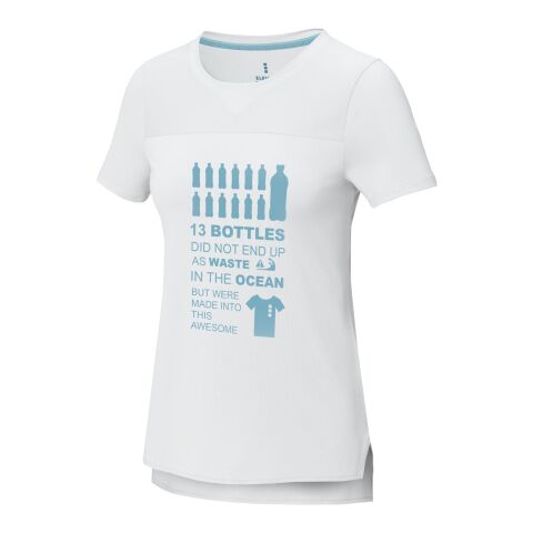 Camiseta Cool fit de manga corta para mujer en GRS reciclado &quot;Borax&quot; Estándar | Blanco | 2XL | sin montaje de publicidad | no disponible | no disponible | no disponible