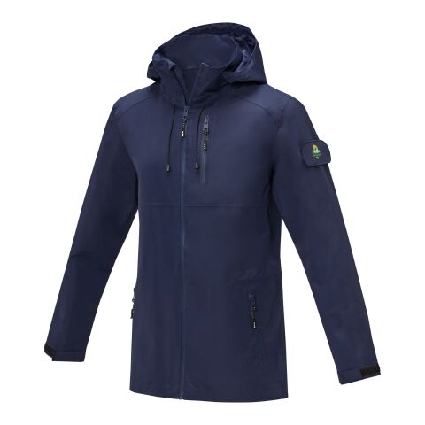 Chaqueta unisex ligera GRS reciclada &quot;Kai&quot; Azul profundo | XL | sin montaje de publicidad | no disponible | no disponible | no disponible