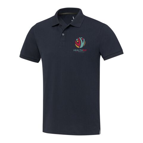 Polo de material reciclado unisex de manga corta "Emerald"