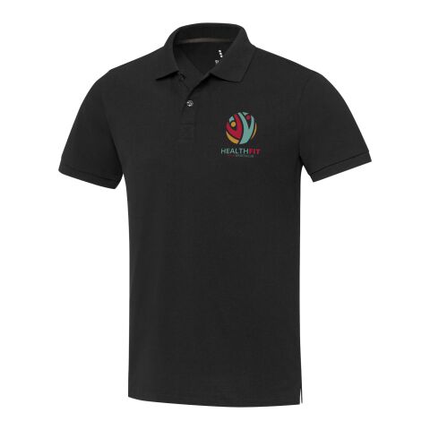 Polo de material reciclado unisex de manga corta "Emerald"