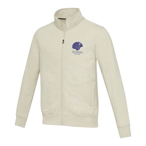 Sudadera con cremallera completa de material reciclado unisex "Galena"