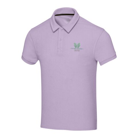 Polo unisex de rizo reciclado &quot;Akoya&quot; Lila | M | sin montaje de publicidad | no disponible | no disponible