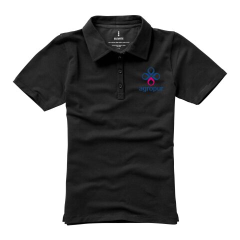 Polo de manga corta de mujer &quot;Markham&quot; Estándar | Antracita | L | sin montaje de publicidad | no disponible | no disponible | no disponible