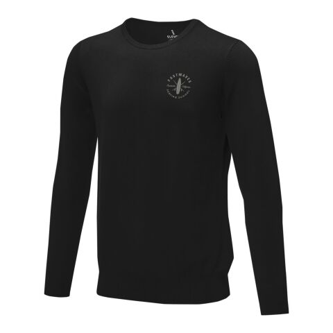 Jersey de cuello redondo para hombre &quot;Merrit&quot; negro | XS | sin montaje de publicidad | no disponible | no disponible | no disponible