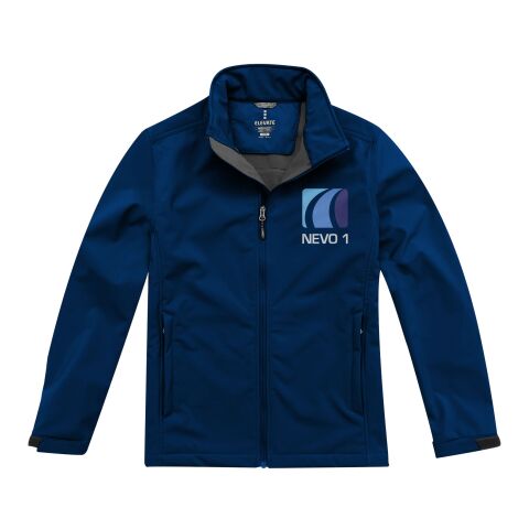 Chaqueta softshell &quot;Maxson&quot; Estándar | Azul marino | XL | sin montaje de publicidad | no disponible | no disponible | no disponible