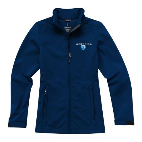 Chaqueta softshell de mujer &quot;Maxson&quot; Estándar | Azul marino | L | sin montaje de publicidad | no disponible | no disponible | no disponible