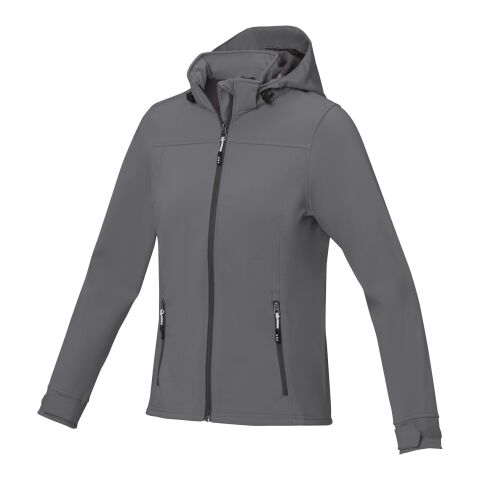 Chaqueta softshell de mujer &quot;Langley&quot; Estándar | Gris acero | XS | sin montaje de publicidad | no disponible | no disponible | no disponible