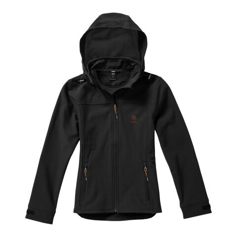 Chaqueta softshell de mujer &quot;Langley&quot; Estándar | Negro intenso | 2XL | sin montaje de publicidad | no disponible | no disponible | no disponible
