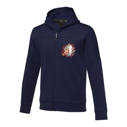 Chaqueta de punto con cremallera entera de alto rendimiento para hombre &quot;Nubia&quot; Estándar | Azul profundo | L | sin montaje de publicidad | no disponible | no disponible | no disponible