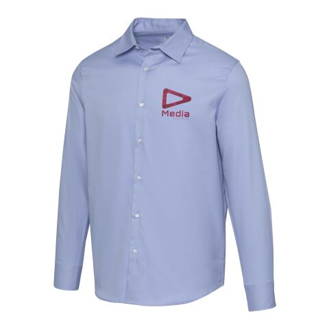 Camisa de sarga para hombre "Citrine" Estándar | Azul claro | L | sin montaje de publicidad | no disponible | no disponible | no disponible